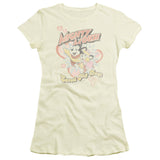 Juniors Sheer Cap Sleeve