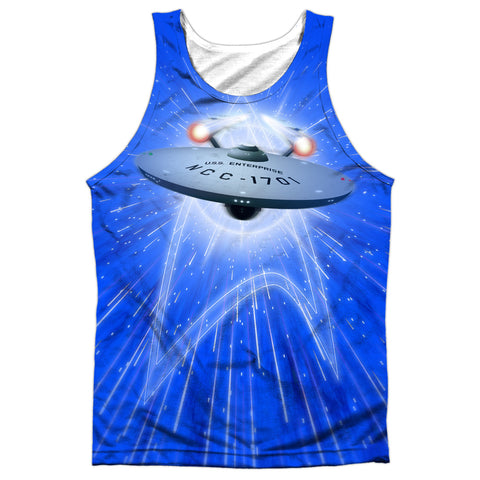 Star Trek/all Shes Got-adult 100% Poly Tank Top-white