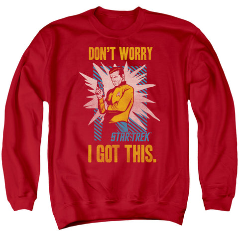 Star Trek/got This - Adult Crewneck Sweatshirt - Red