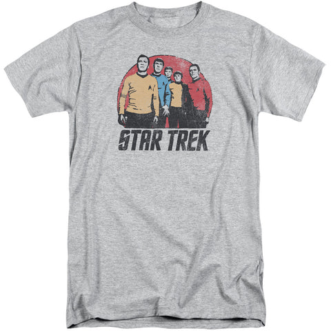 Star Trek/landing Party-s/s Adult Tall-athletic Heather