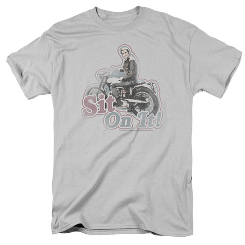 Happy Days/sit On It! - S/s Adult 18/1 - Silver