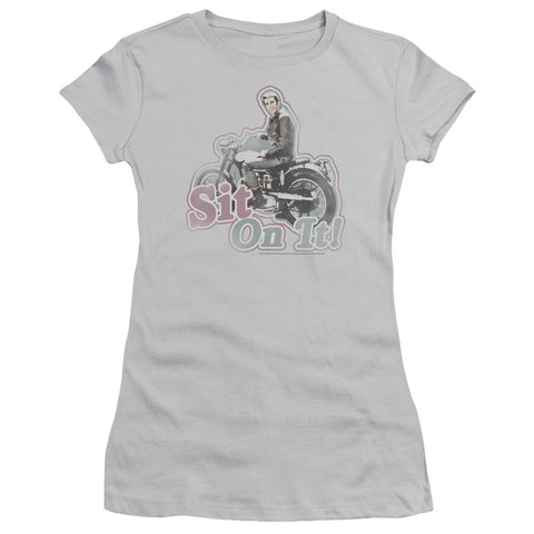 Juniors Sheer Cap Sleeve