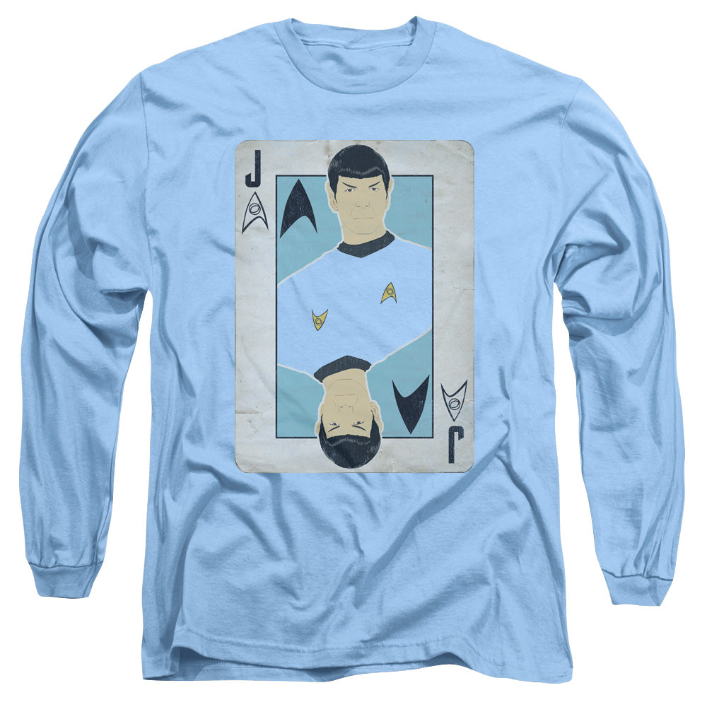 Star Trek/tos Jack-l/s Adult 18/1-carolina Blue