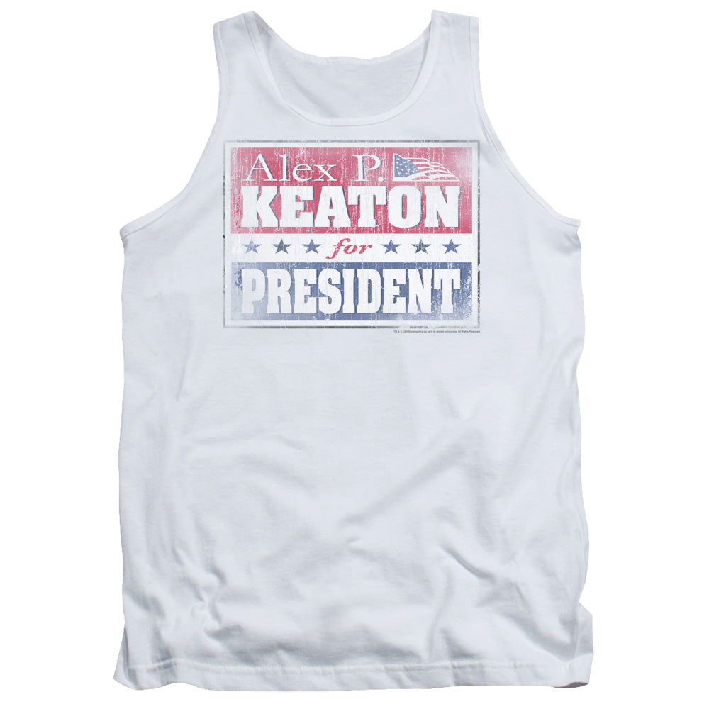 Family Ties/alex For President - Adult Tank - White