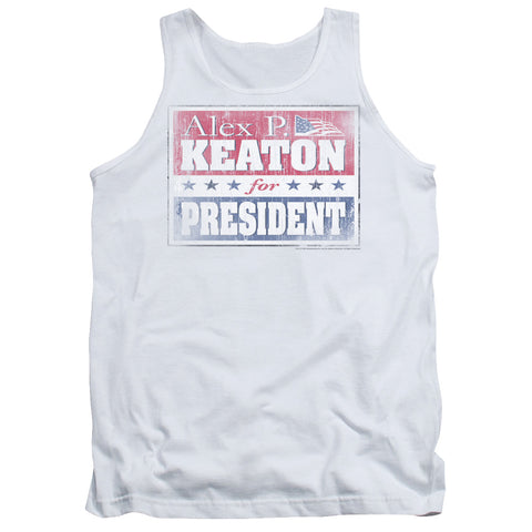 Family Ties/alex For President - Adult Tank - White