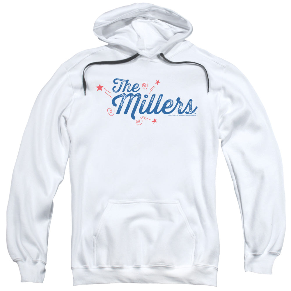 Millers/logo-adult Pull-over Hoodie-white
