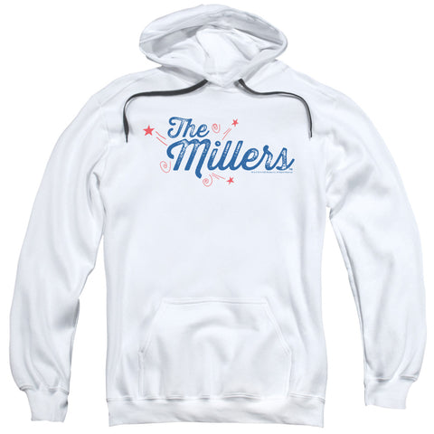 Millers/logo-adult Pull-over Hoodie-white