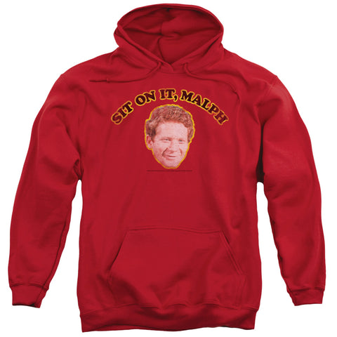 Happy Days/sit On It Malph-adult Pull-over Hoodie-red