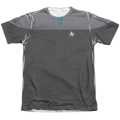 Star Trek/tng Movie Science Uniform-adult Poly/cotton S/s Tee-white