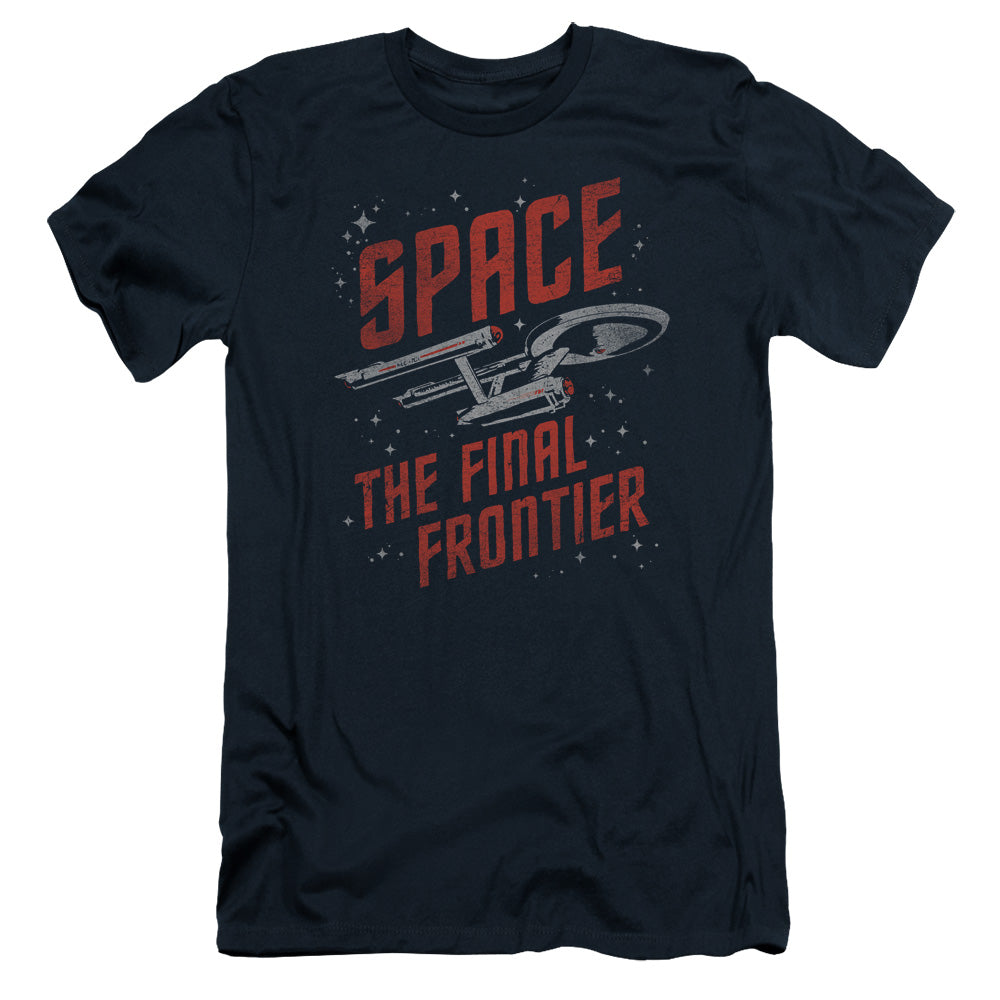 Star Trek/space Travel-s/s Adult 30/1-navy