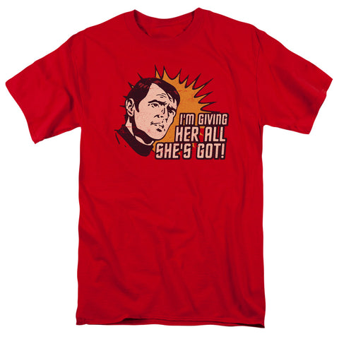Star Trek/everything-s/s Adult 18/1-red