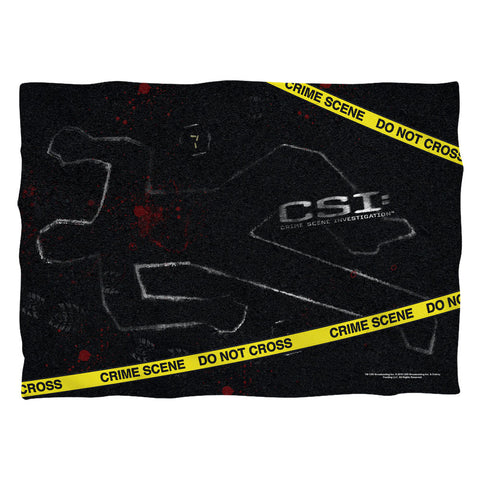 Csi/outline-pillow Case-white