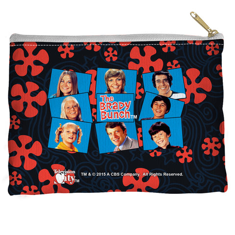 Brady Bunch/squares - Accessory Pouch