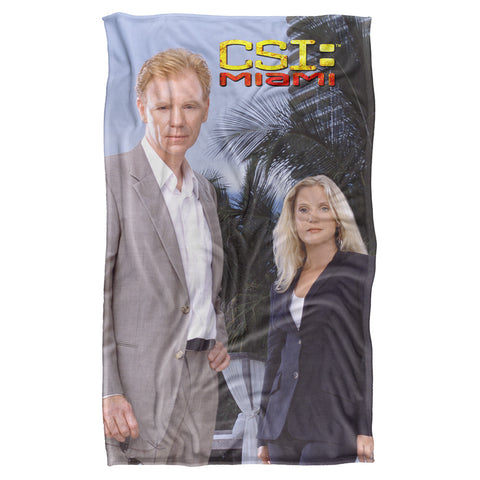 Csi Miami/blue Sky-silky Touch Blanket-white