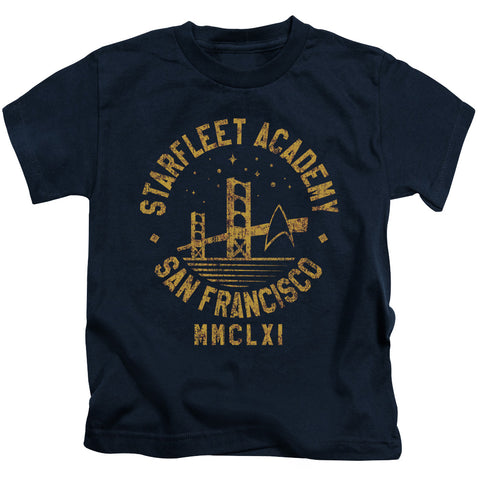 Star Trek/collegiate Bridge-s/s Juvenile 18/1-navy