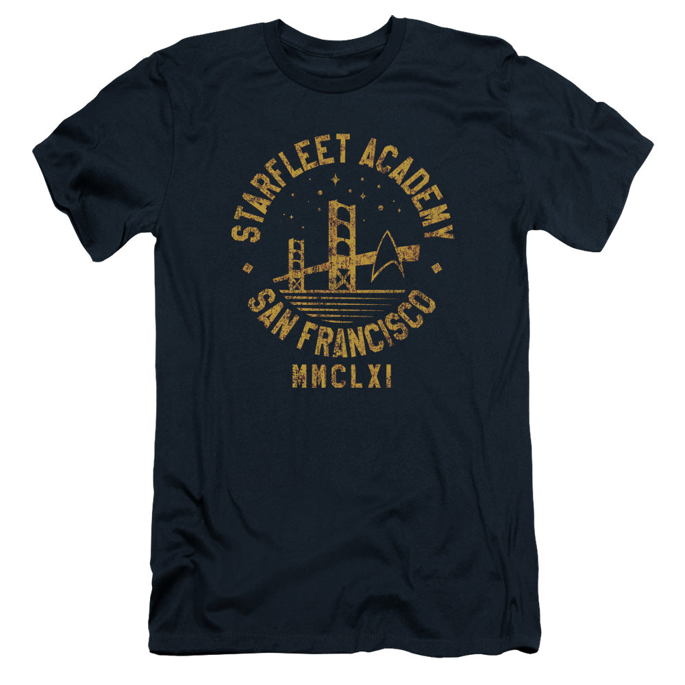 Star Trek/collegiate Bridge-s/s Adult 30/1-navy