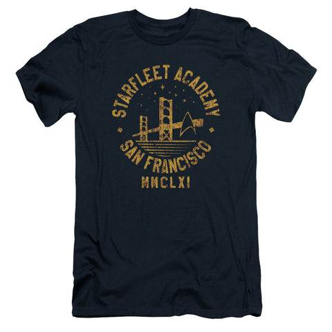 Star Trek/collegiate Bridge-s/s Adult 30/1-navy