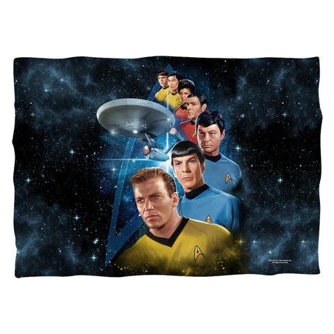 Star Trek/among The Stars (front/back Print)-pillow Case-white