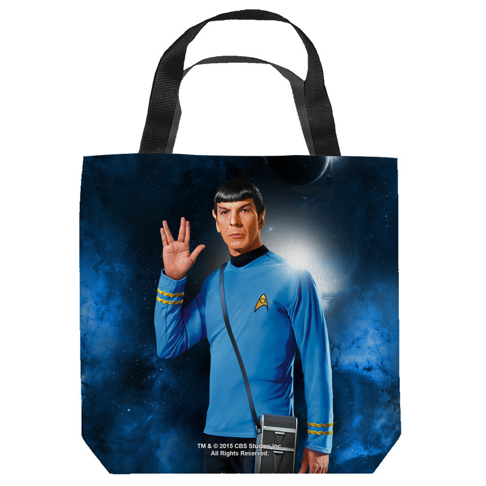 STAR TREK-SPOCK - TOTE BAG - 18x18