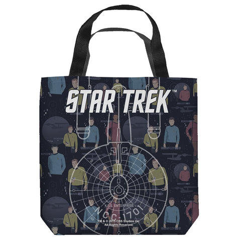 STAR TREK-ENTERPRISE CREW - TOTE BAG - 18x18