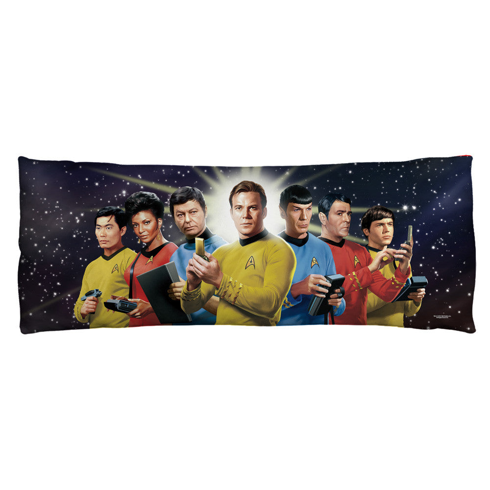 STAR TREK-ORIGINAL CREW - MICROFIBER BODY PILLOW - 18x54