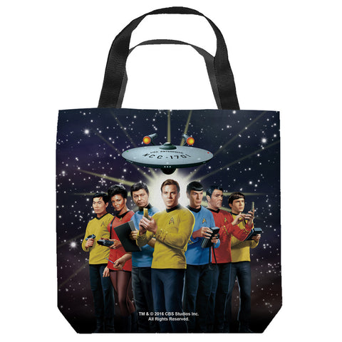 STAR TREK-ORIGINAL CREW - TOTE BAG - 9x9