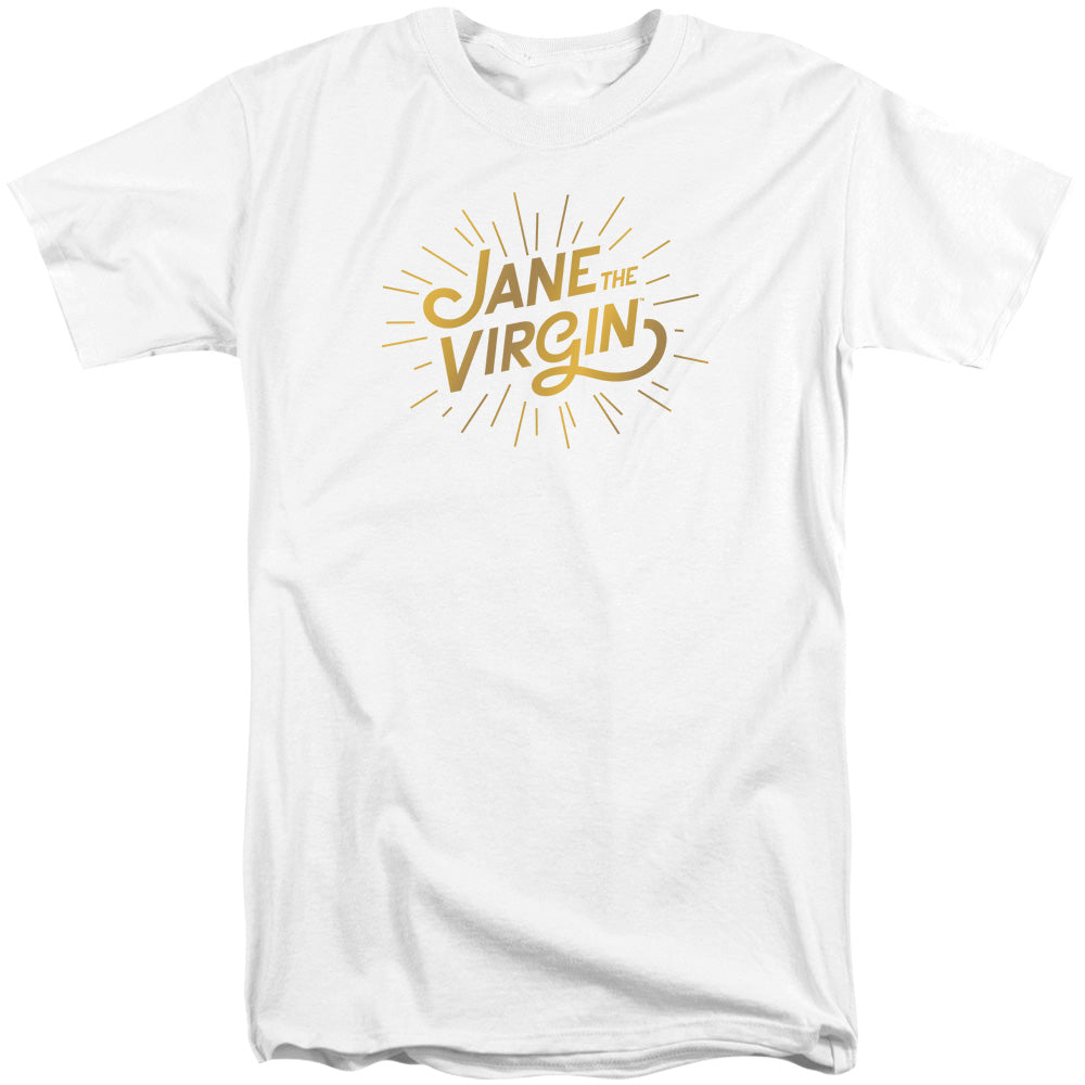 Jane The Virgin/golden Logo-s/s Adult Tall-white