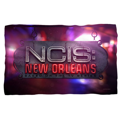 Ncis:new Orleans/neon Sign-fleece Blanket-white