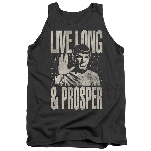 Star Trek/prosper-adult Tank-charcoal