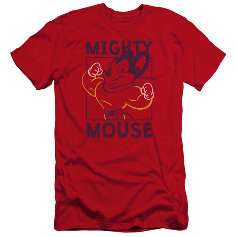 Mighy Mouse/break The Box-premuim Canvas Adult Slim Fit 30/1-red