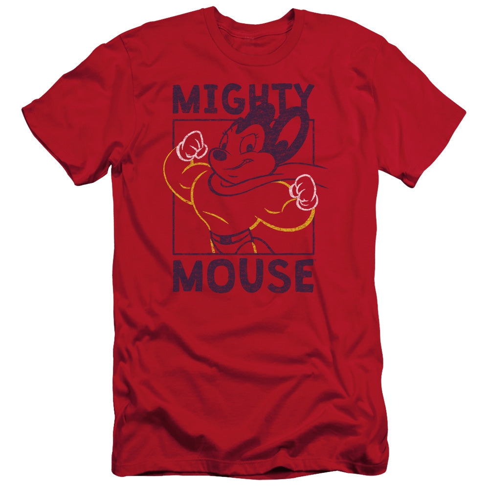 Mighy Mouse/break The Box-s/s Adult 30/1-red