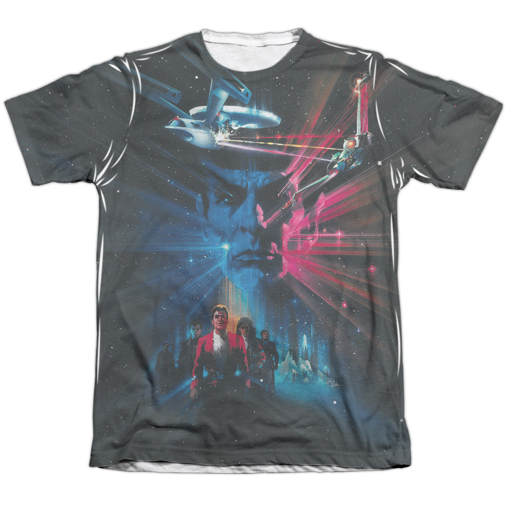 Star Trek/st3 Poster-adult Poly/cotton S/s Tee-white