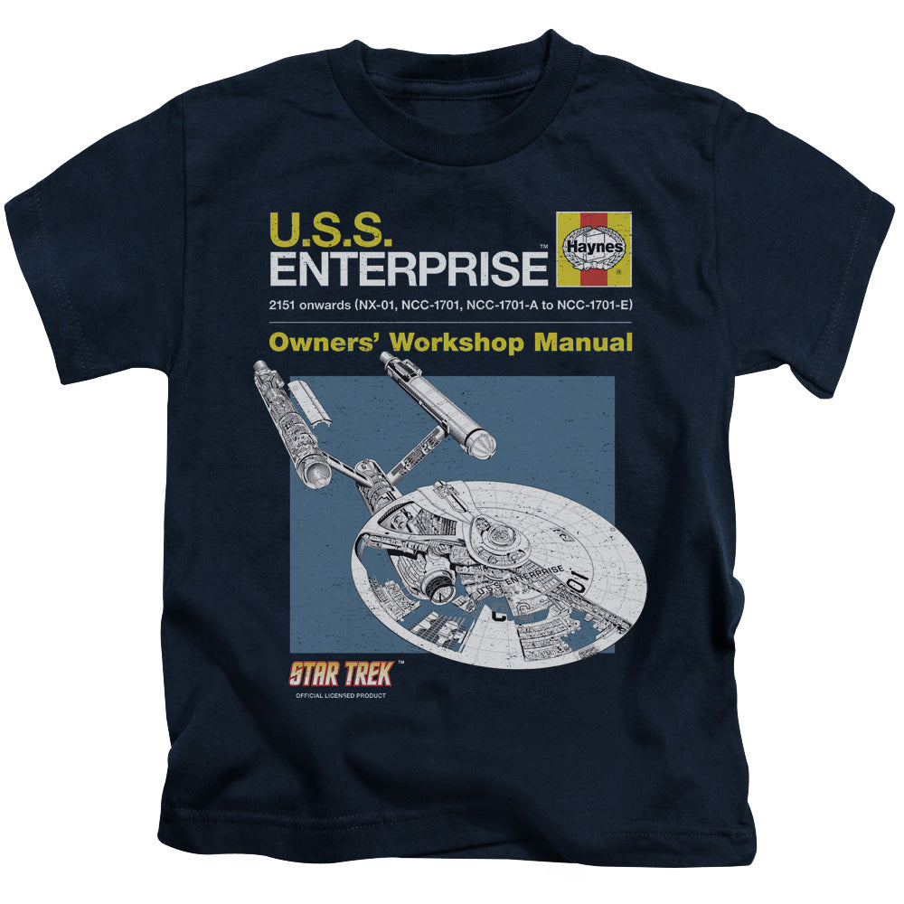 Star Trek/enterprise Manual-s/s Juvenile 18/1-navy