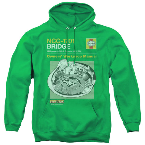 Star Trek/bride Manual-adult Pull-over Hoodie-kelly Green