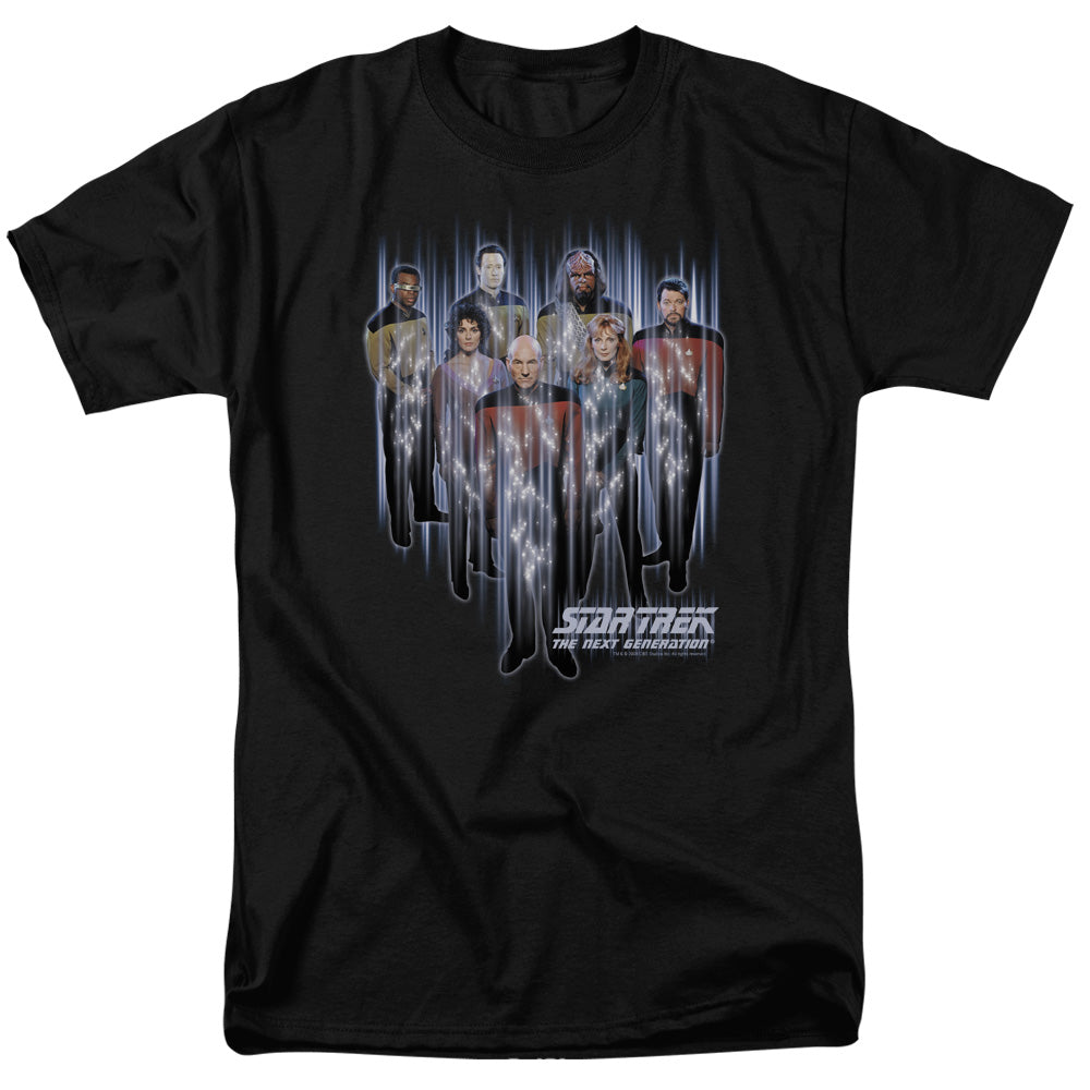 Star Trek/beam Us Up - S/s Adult 18/1 - Black
