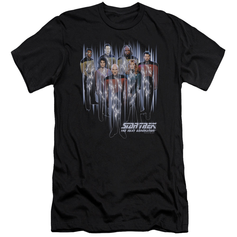 Star Trek/beam Us Up-premuim Canvas Adult Slim Fit 30/1-black