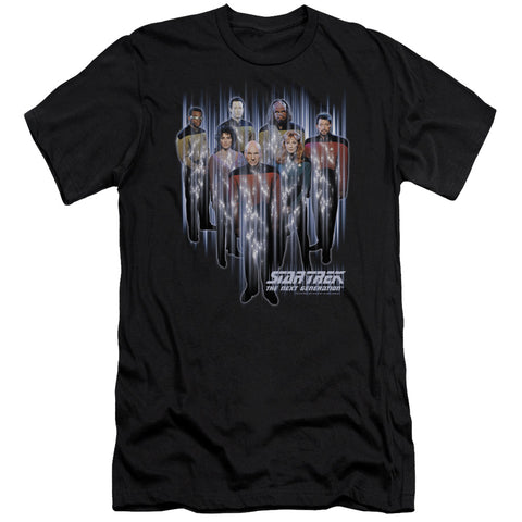 Star Trek/beam Us Up - S/s Adult 30/1 - Black
