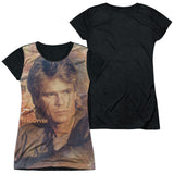 Junior Cap Sleeve 100% Poly Black Back