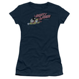 Juniors Sheer Cap Sleeve