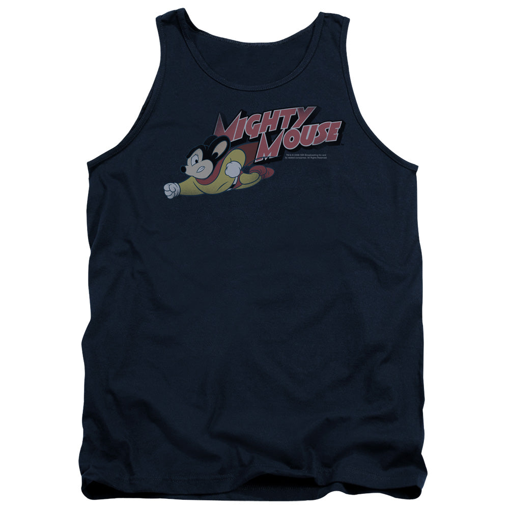 Mighty Mouse/mighty Retro - Adult Tank - Navy