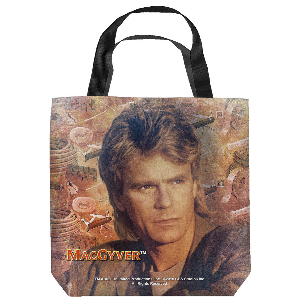 MACGYVER-TOOLS OF THE TRADE - TOTE BAG - 18X18
