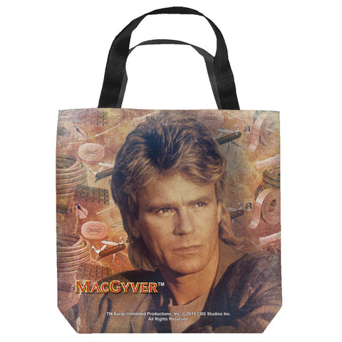 MACGYVER-TOOLS OF THE TRADE - TOTE BAG - 16x16