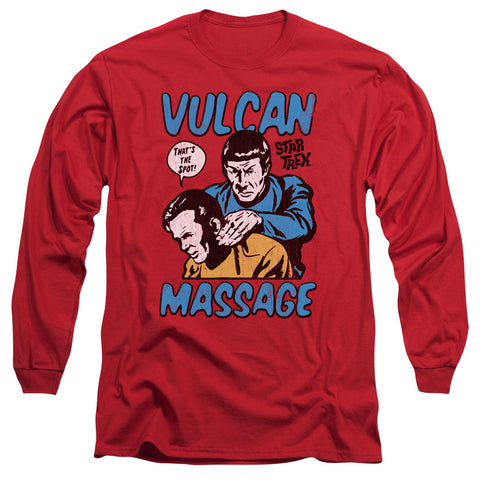 Star Trek/massage-l/s Adult 18/1-red