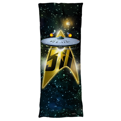 STAR TREK-50TH SHIP - MICROFIBER BODY PILLOW - 18x54