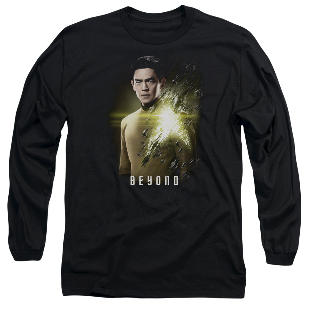 Star Trek Beyond/sulu Poster-l/s Adult 18/1-black