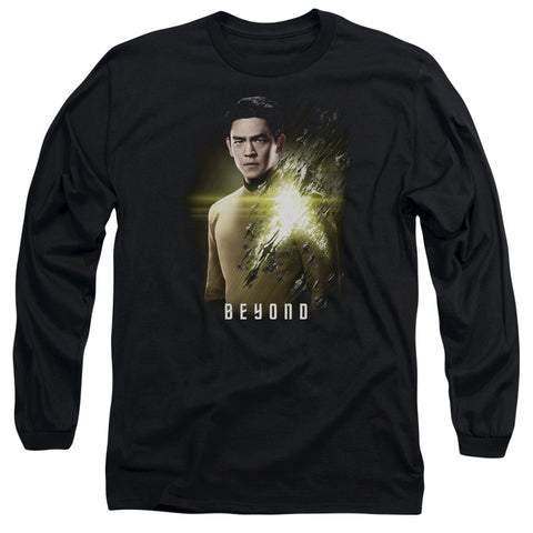Star Trek Beyond/sulu Poster-l/s Adult 18/1-black