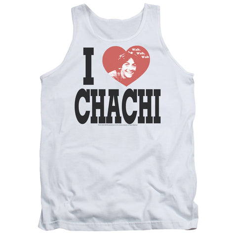 Happy Days/i Heart Chachi - Adult Tank - White