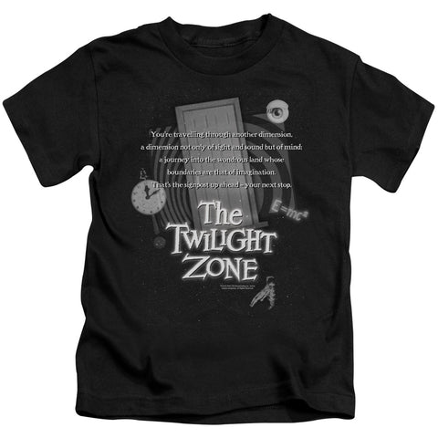 Twilight Zone/monologue - S/s Juvenile 18/1 - Black
