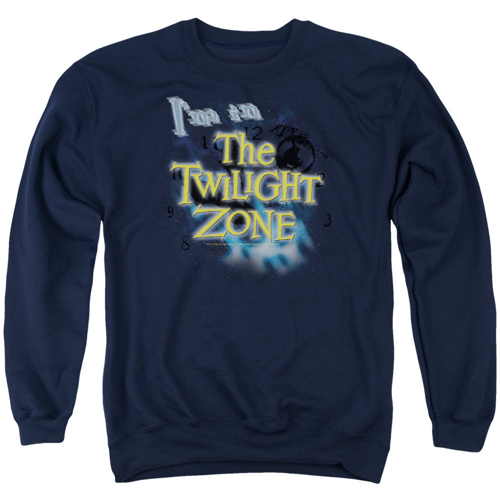 Twilight Zone/i'm In The Twilight Zone - Adult Crewneck Sweatshirt - Navy