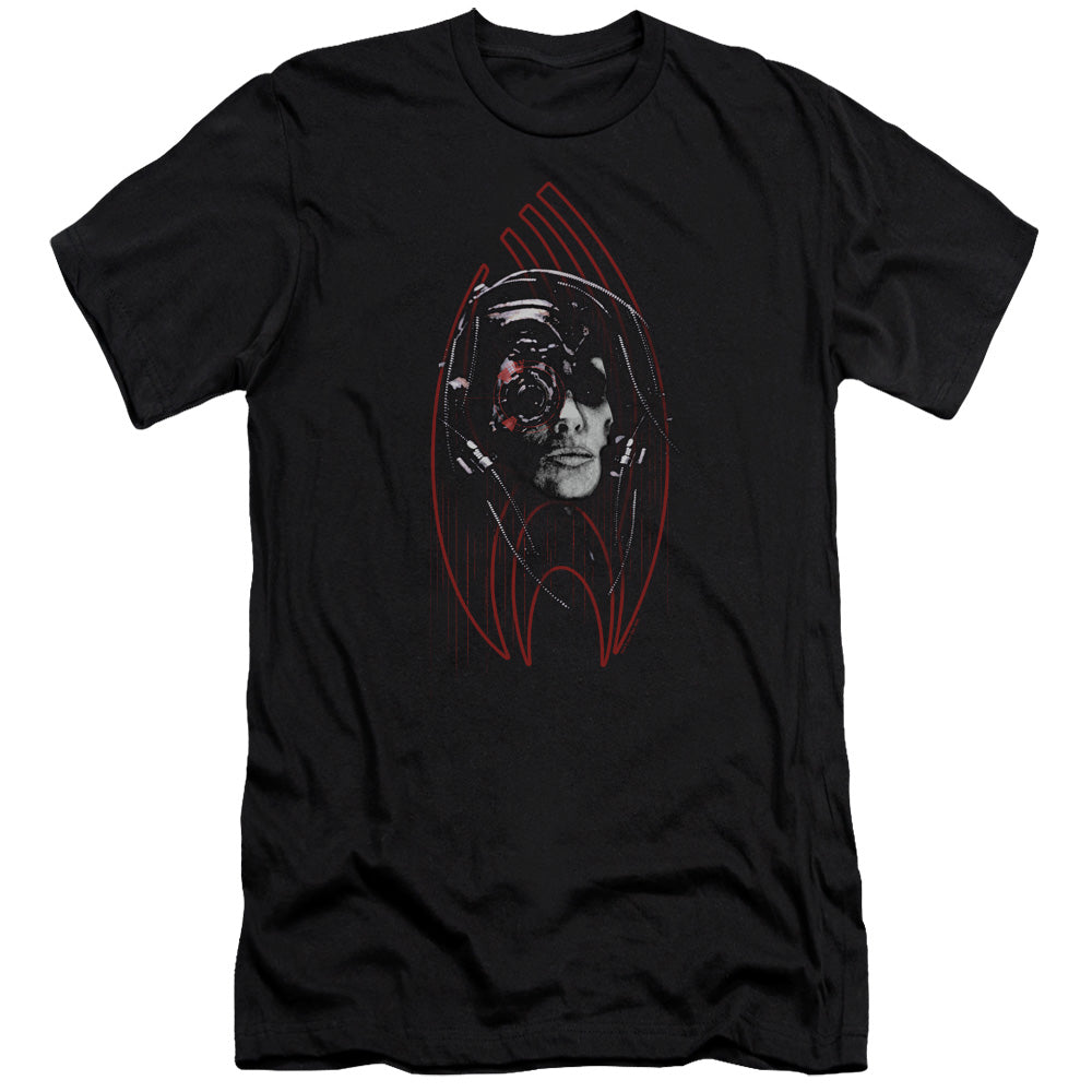 Star Trek/borg Construct-s/s Adult 30/1-black